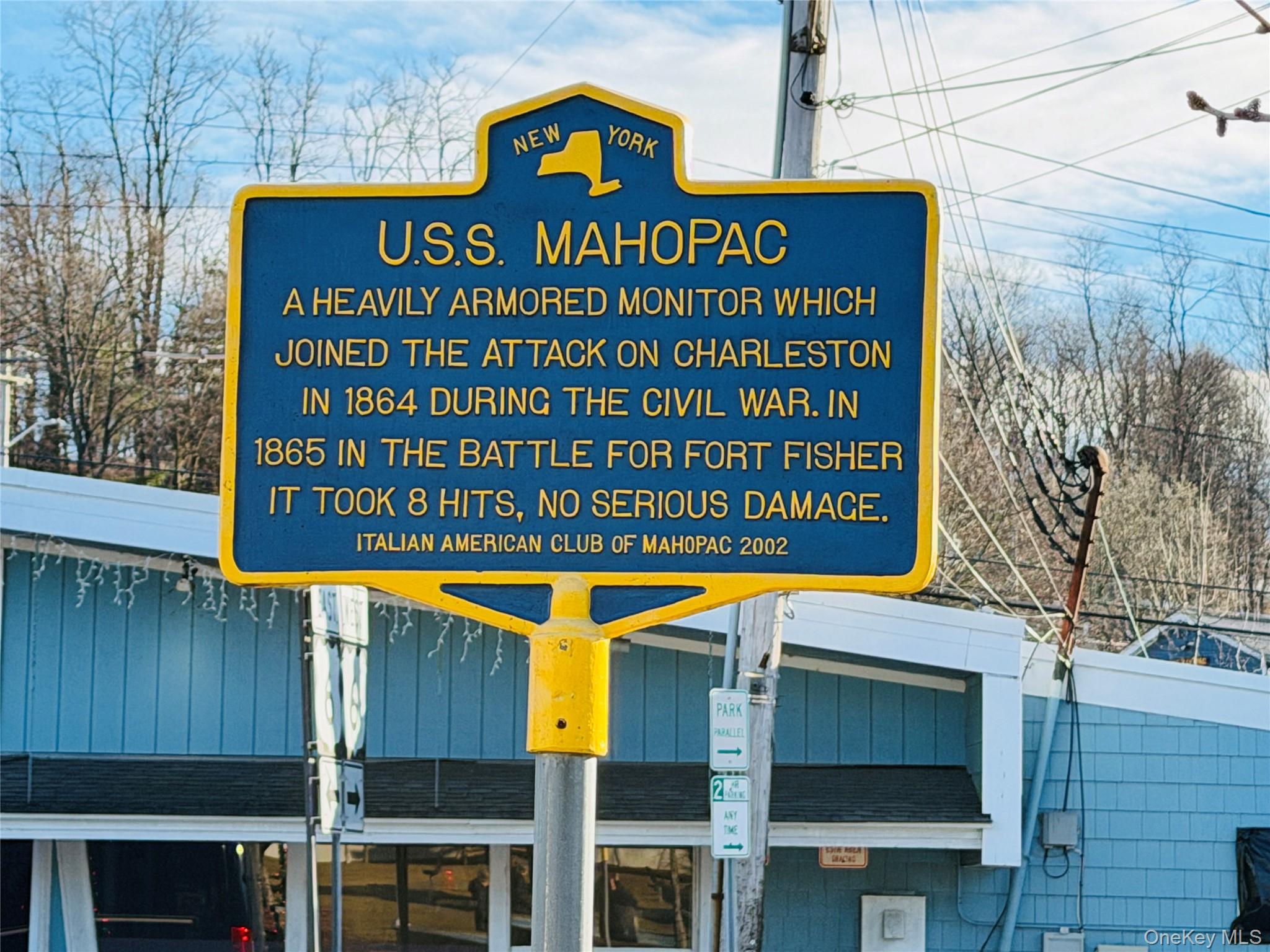 110 Wayacross Road Mahopac, NY 10541 - Photo 24 of 29 a view of a building with a sign board