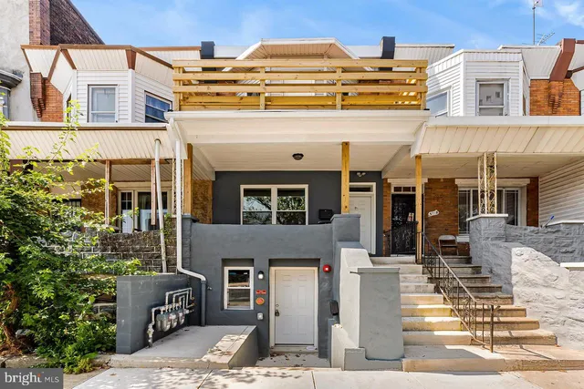 a view of a building with many windows