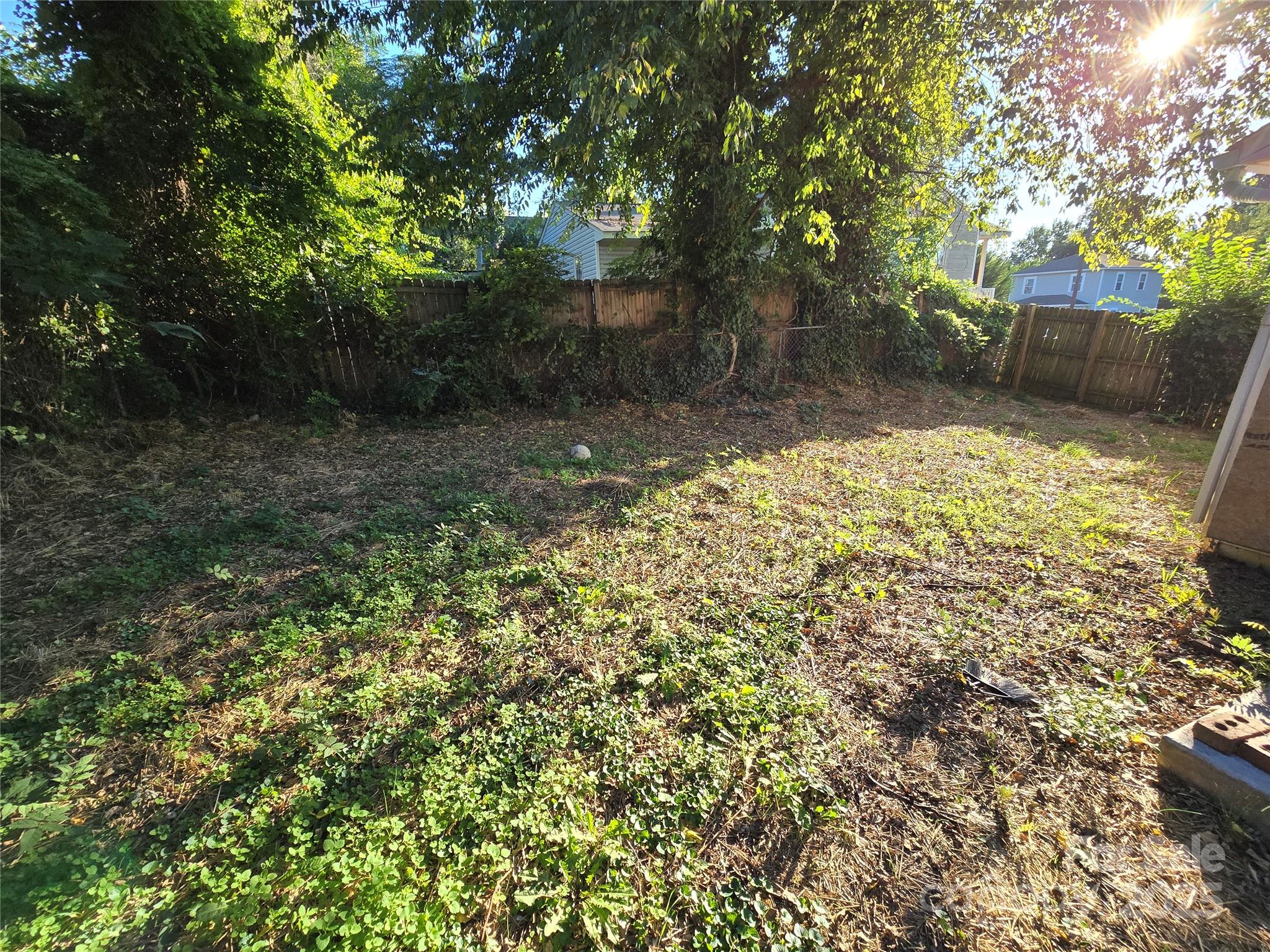 1900 Double Oaks Road Charlotte, NC 28206 - Photo 19 of 22 a view of a yard with plants and trees