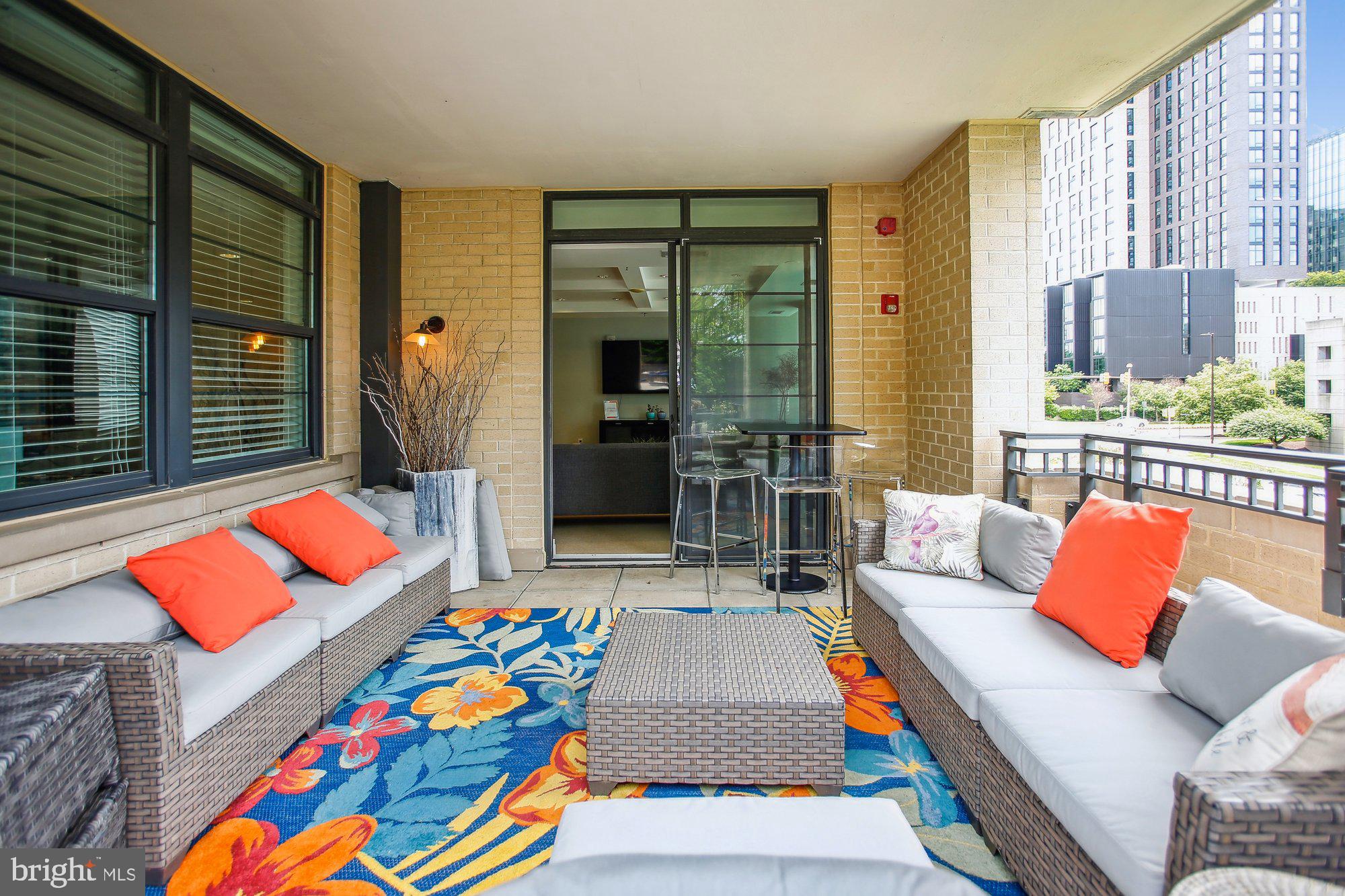 1830 Fountain Drive, Unit 1006 Reston, VA 20190 - Photo 28 of 33 Patio off Club Room