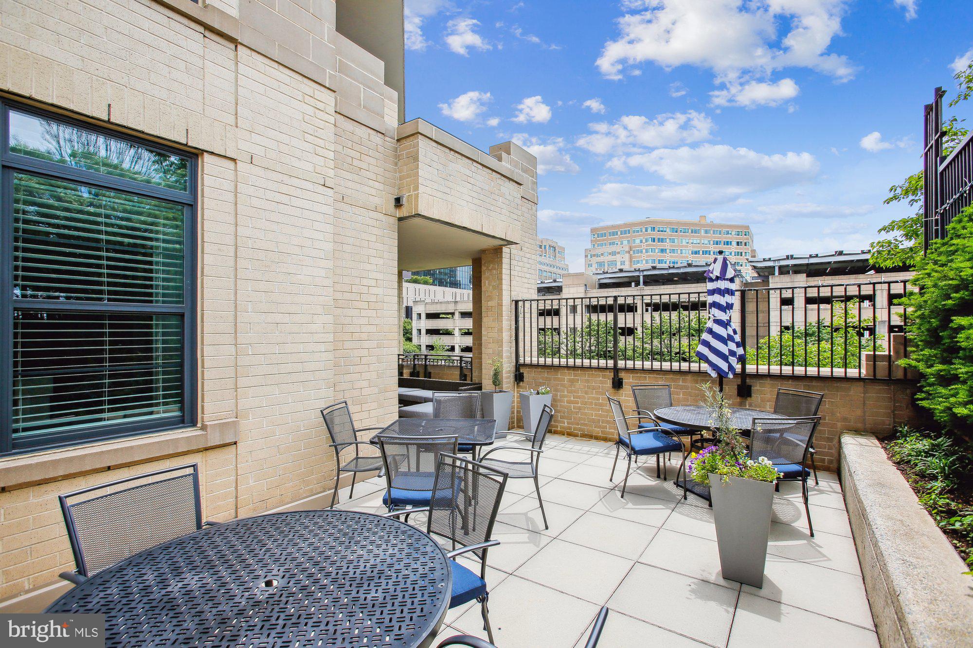 1830 Fountain Drive, Unit 1006 Reston, VA 20190 - Photo 29 of 33 Outdoor Patio off Club Room