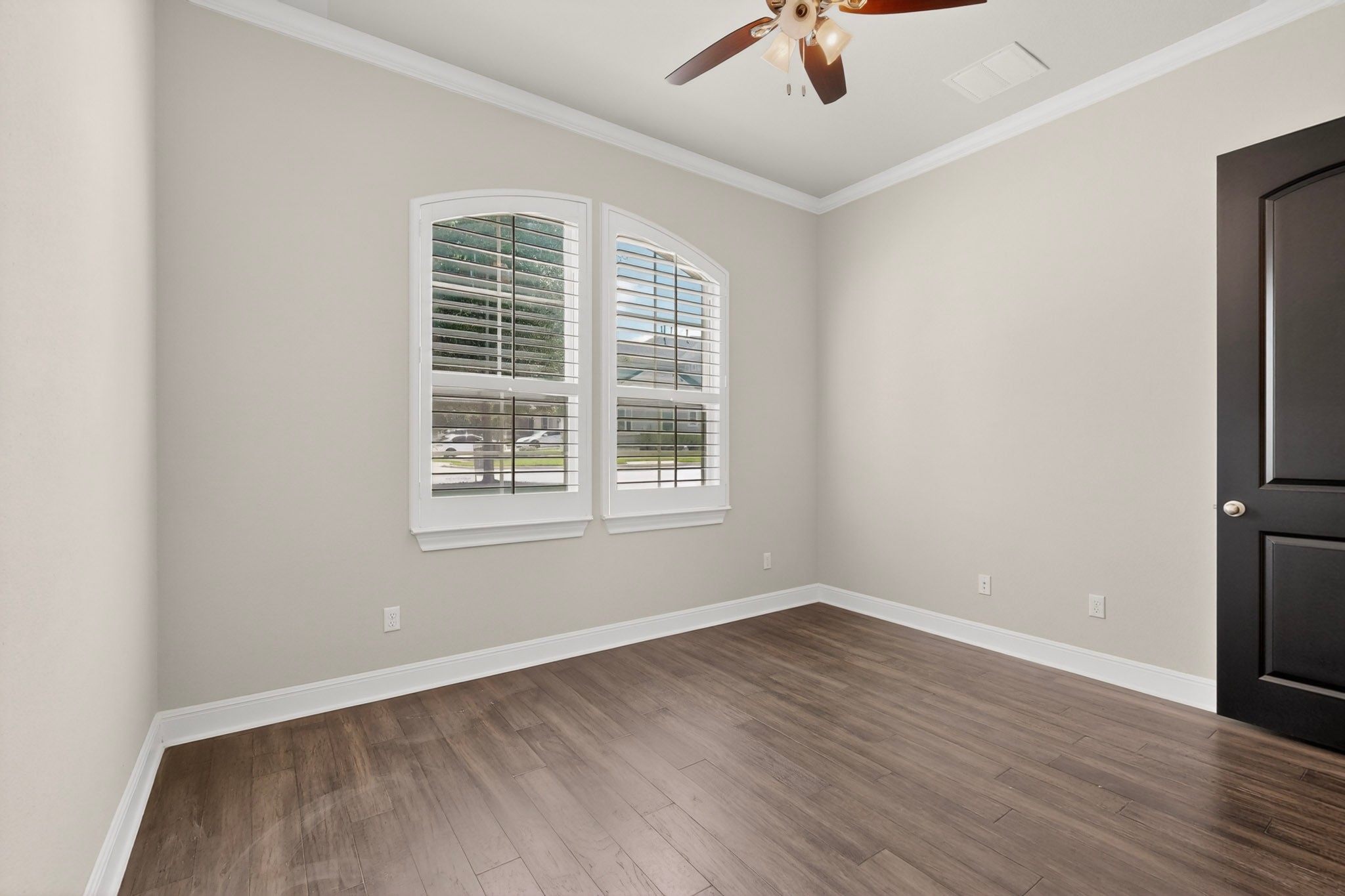 2617 Milan Meadows Drive Leander, TX 78641 - Photo 23 of 40 Hardwood floors and bright windows define this versatile room, ready for your personal touch.