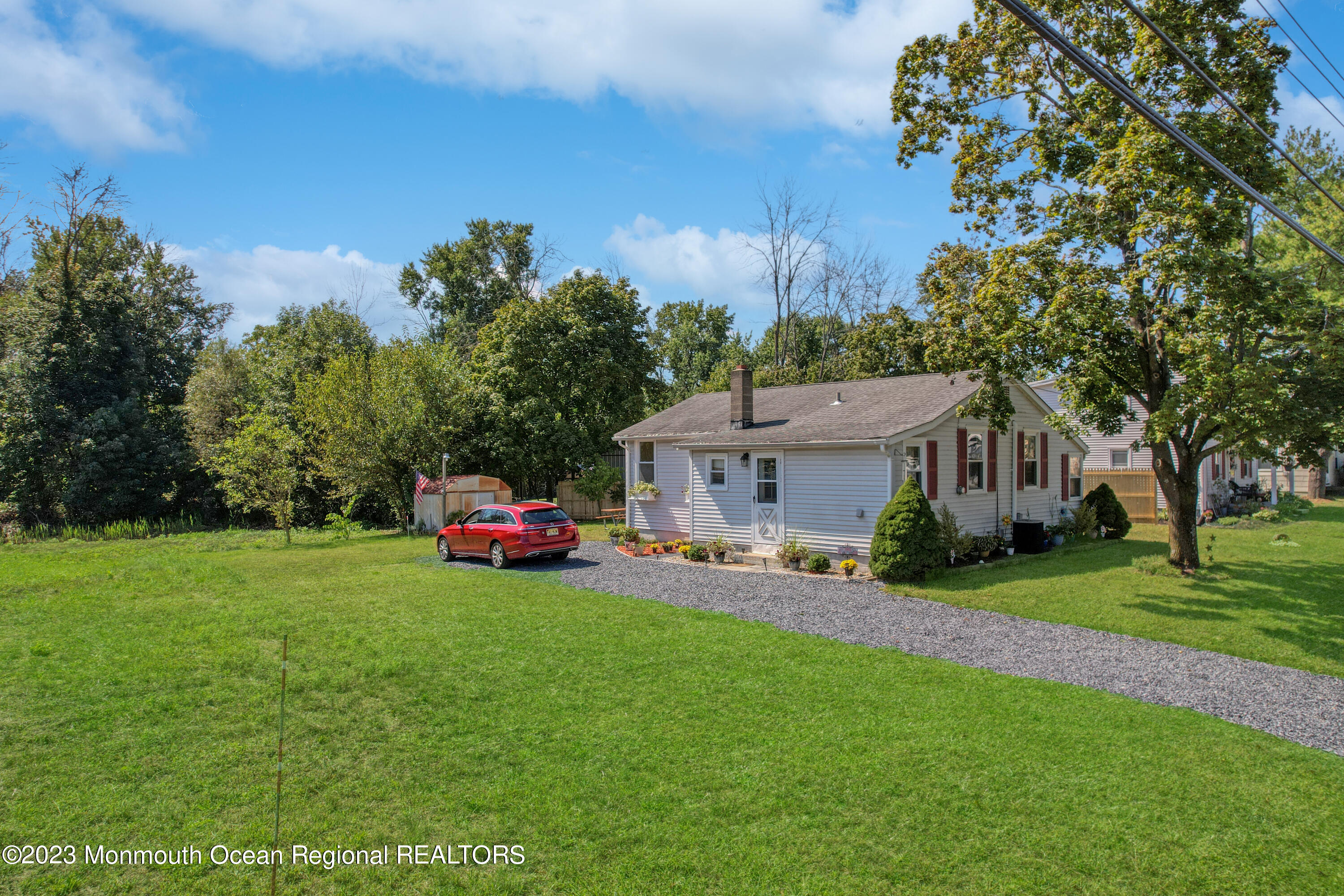 66 Jacobstown Road New Egypt, NJ 08533 - Photo 15 of 39 a view of a house with a back yard