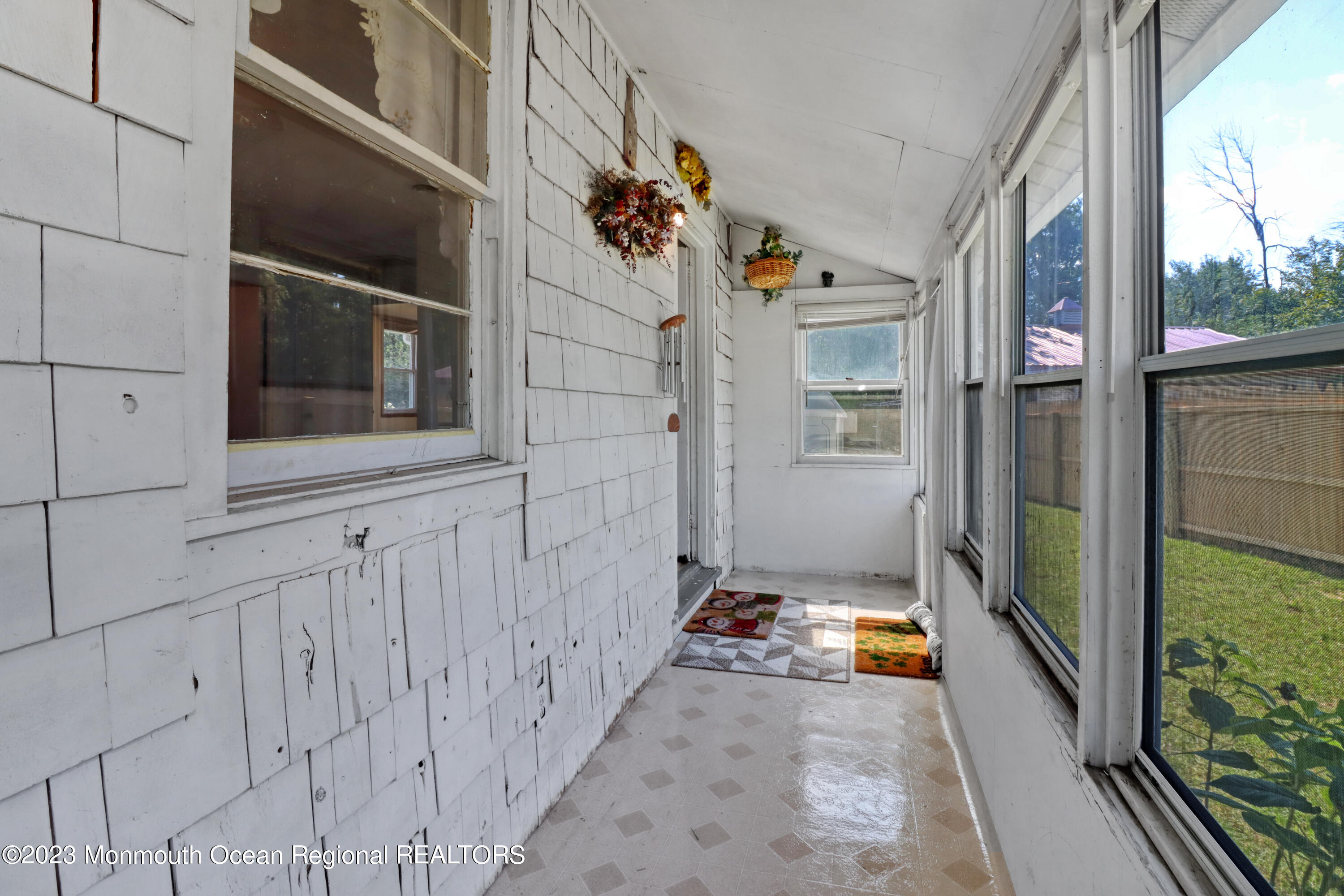 66 Jacobstown Road New Egypt, NJ 08533 - Photo 26 of 39 a view of a porch with a tv