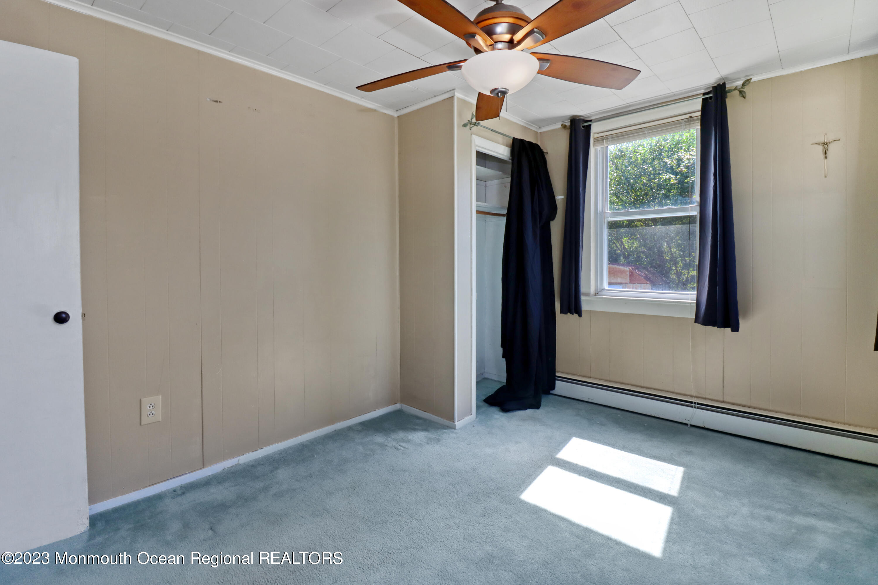 66 Jacobstown Road New Egypt, NJ 08533 - Photo 35 of 39 an empty room with windows and fan