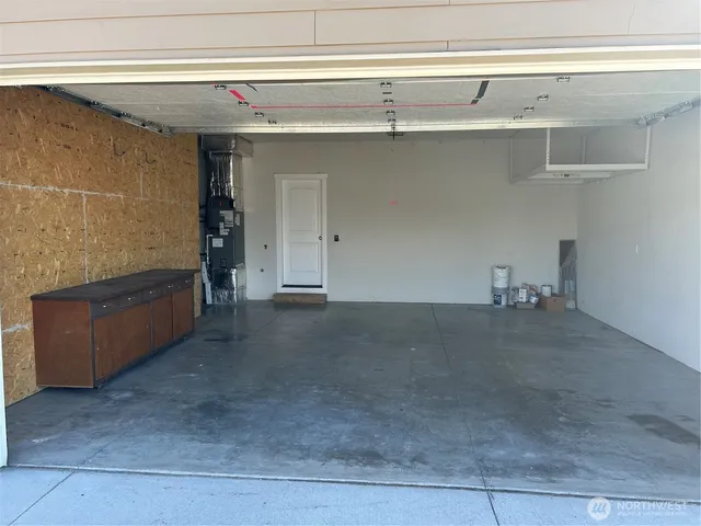 a view of a kitchen and a window