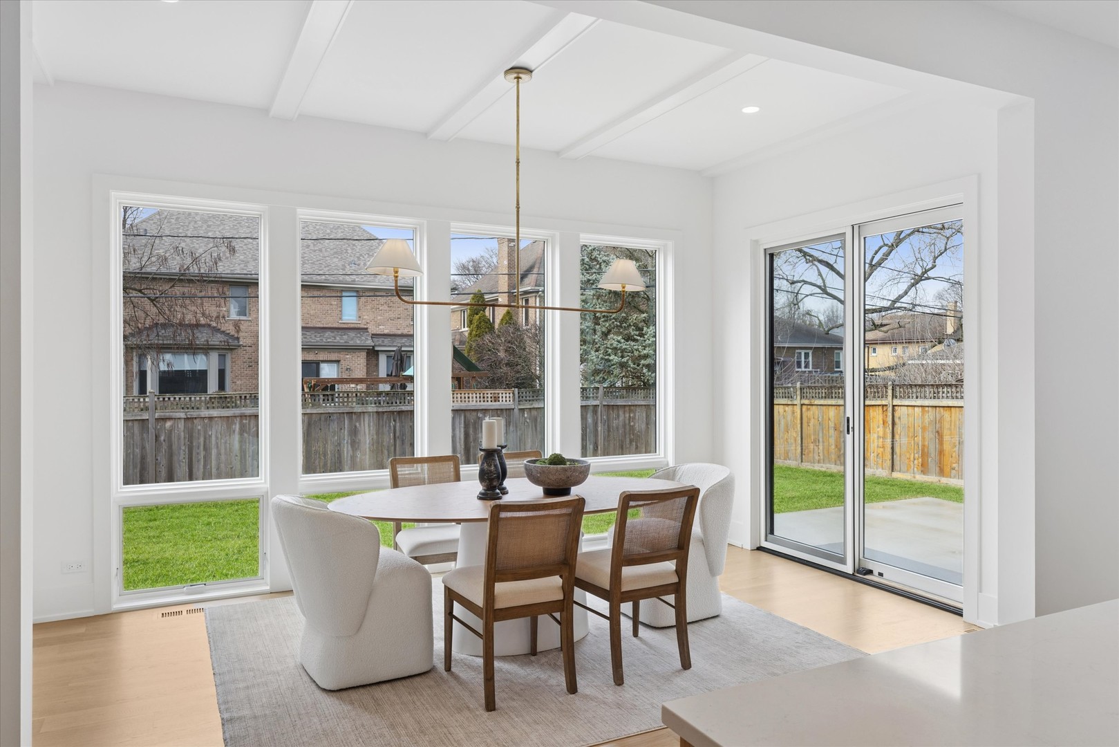 580 Kearsage Avenue Elmhurst, IL 60126 - Photo 15 of 43 a view of a dining room with furniture window and outside view