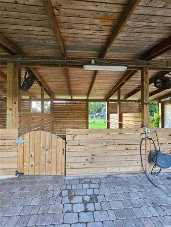 a view of a porch