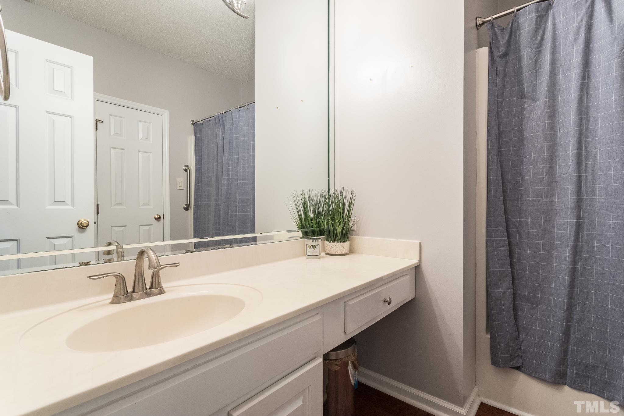 3722 Carnegie Lane Raleigh, NC 27612 - Photo 20 of 30 a bathroom with a sink and a mirror