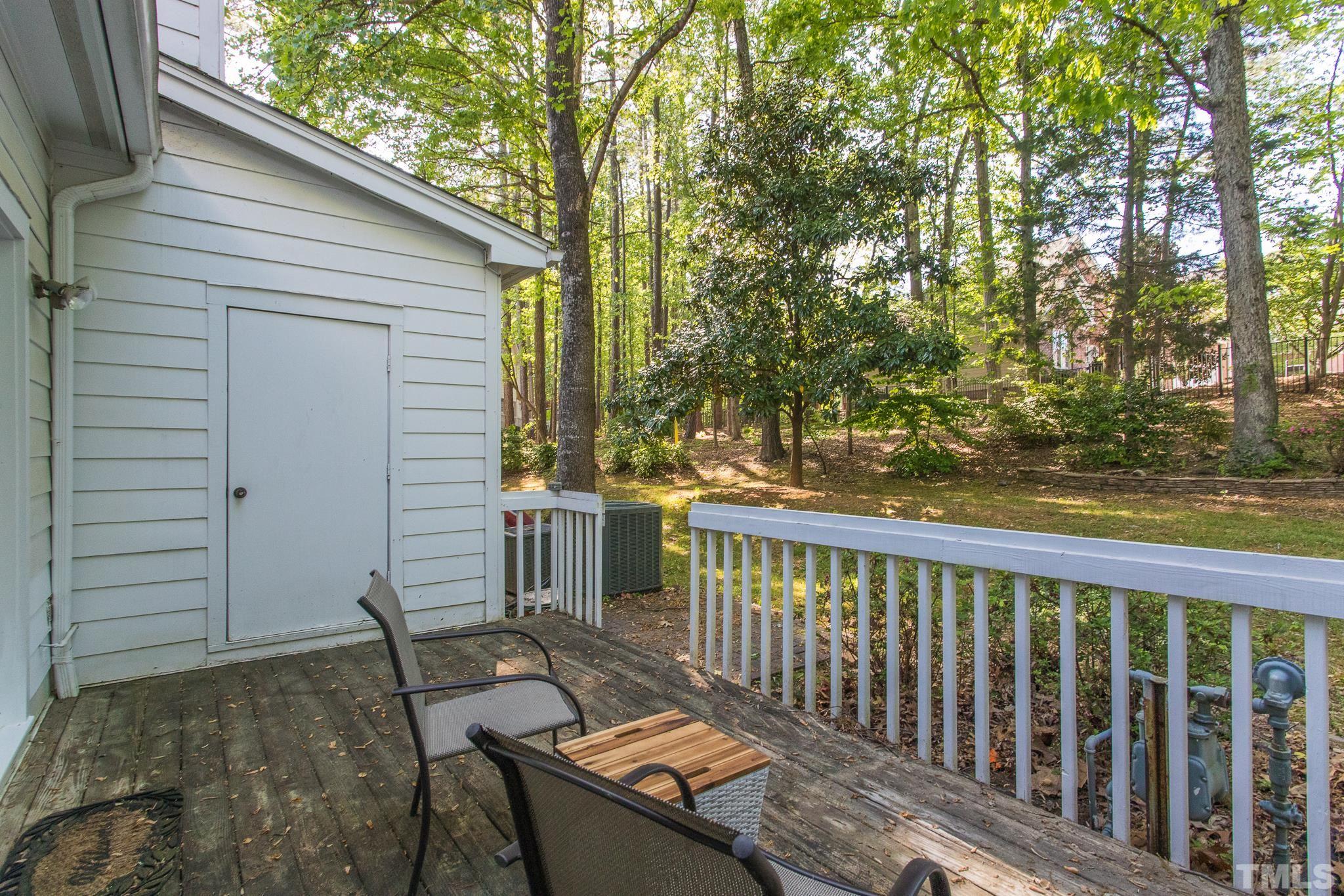 3722 Carnegie Lane Raleigh, NC 27612 - Photo 29 of 30 a view of a balcony with furniture