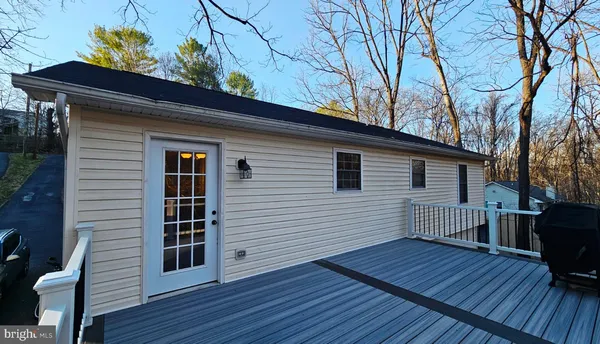 a view of a house with a deck