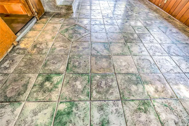 a backyard of a house