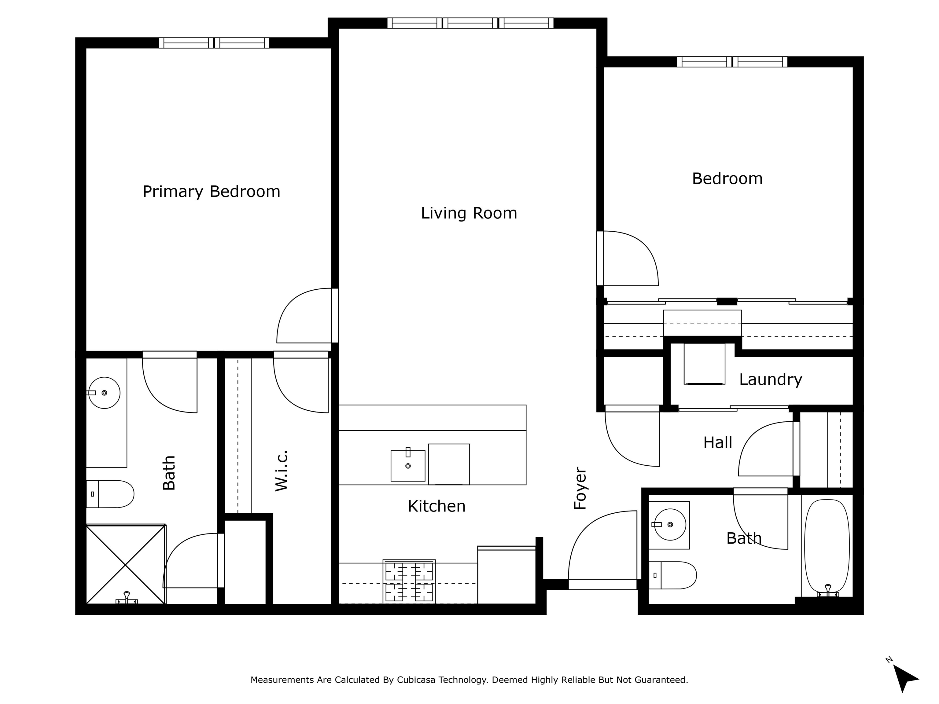 662 Avenue C, Unit 304 Bayonne, NJ 07002 - Photo 6 of 20 a picture of a room with a white wall and a painting