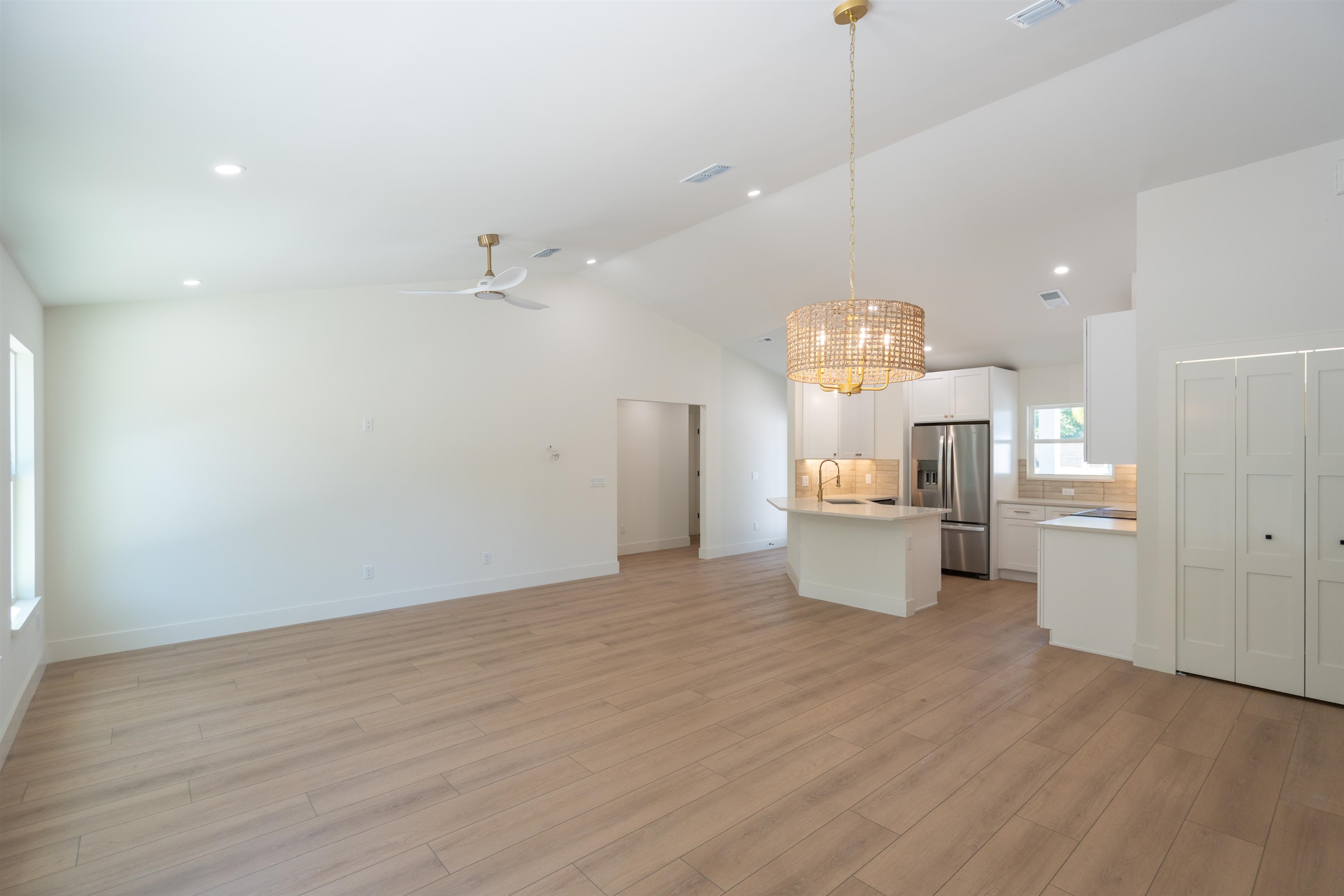 411 Royal Road St. Augustine, FL 32086 - Photo 26 of 43 a view of a kitchen with wooden floor