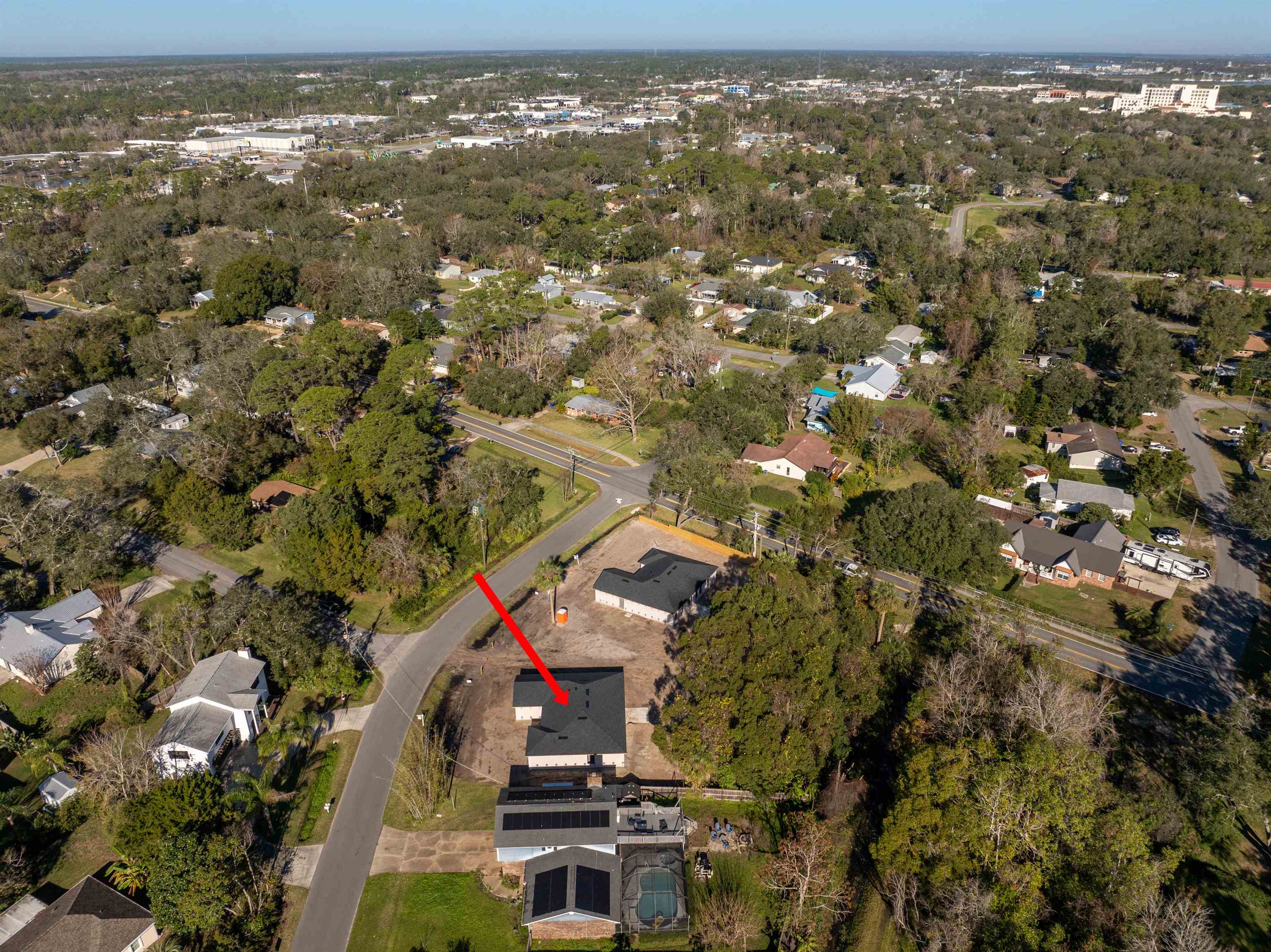 411 Royal Road St. Augustine, FL 32086 - Photo 38 of 43 an aerial view of residential building with parking space