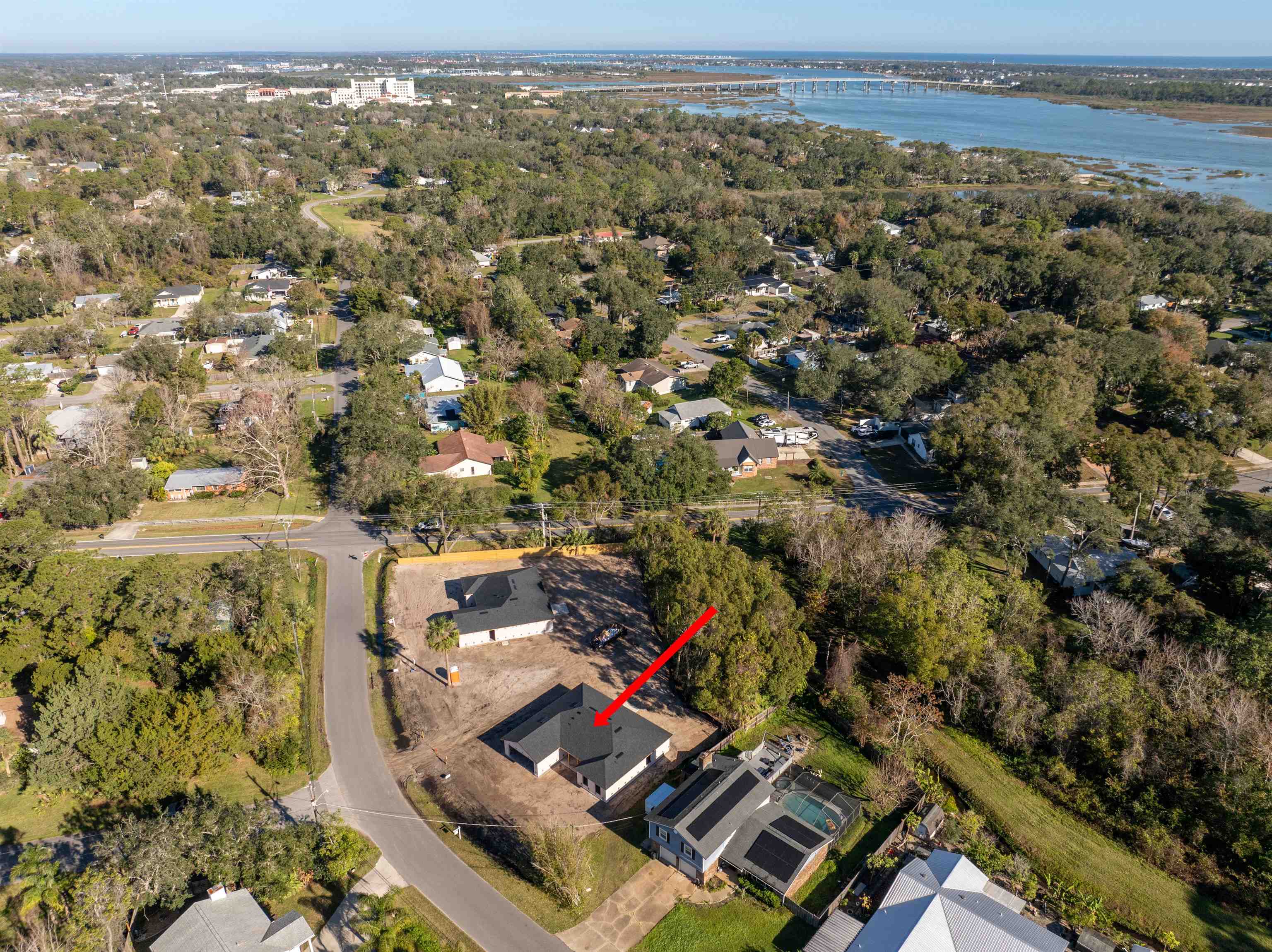 411 Royal Road St. Augustine, FL 32086 - Photo 39 of 43 an aerial view of residential houses with outdoor space