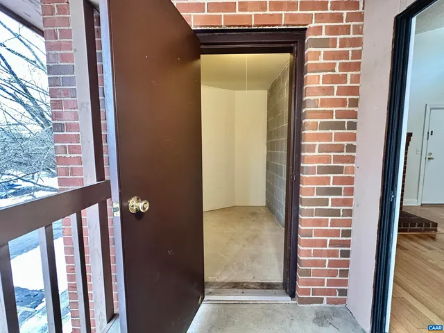 a view of front door and stairs