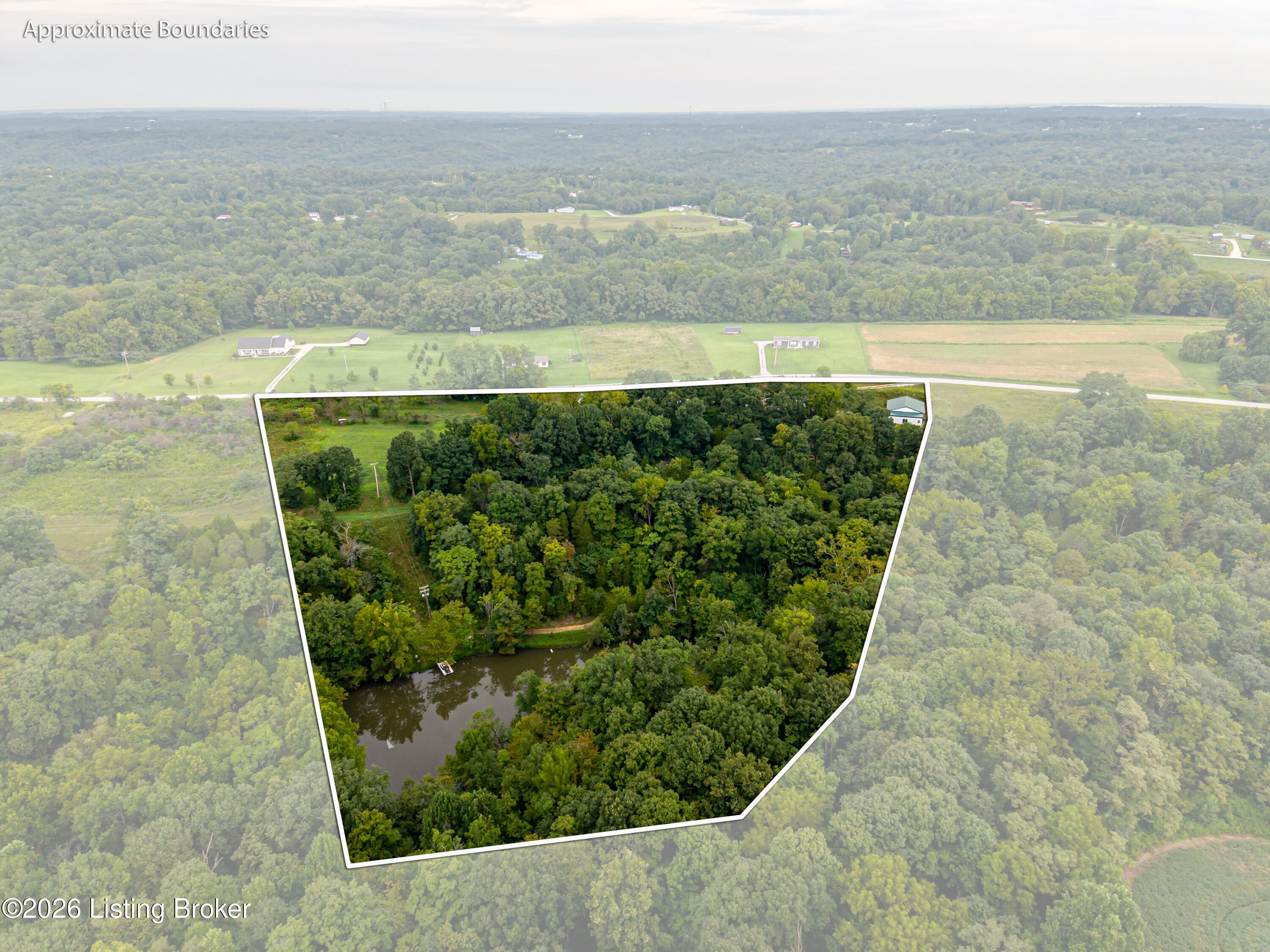 295 Bray Ridge Road Bedford, KY 40006 - Photo 11 of 72 19_Aerial_Property_Boundary_Overview
