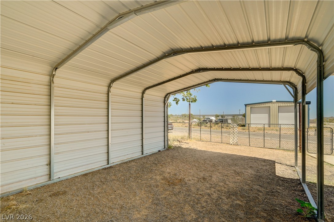 590 East Encinitas Street Searchlight, NV 89046 - Photo 29 of 39 This metal carport provides convenient and protected parking.
