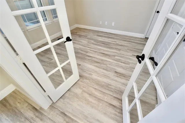 a view of wooden floor