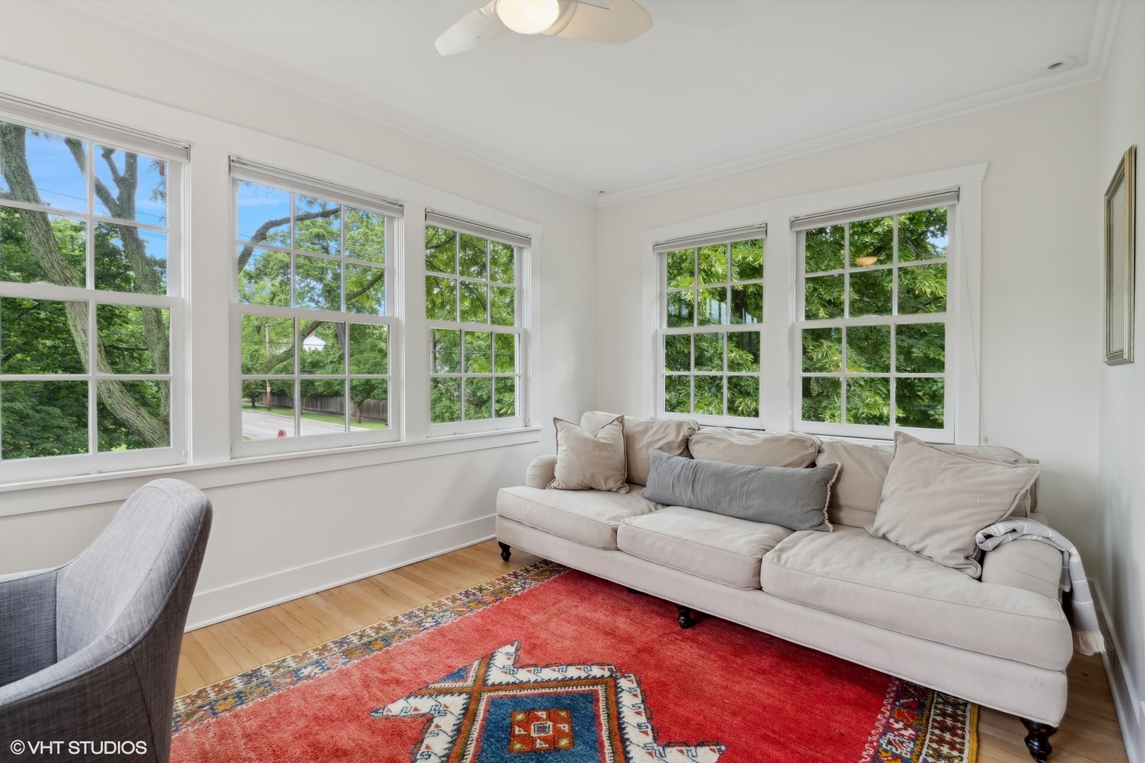 720 Willow Road Winnetka, IL 60093 - Photo 27 of 60 a living room with furniture and a large window