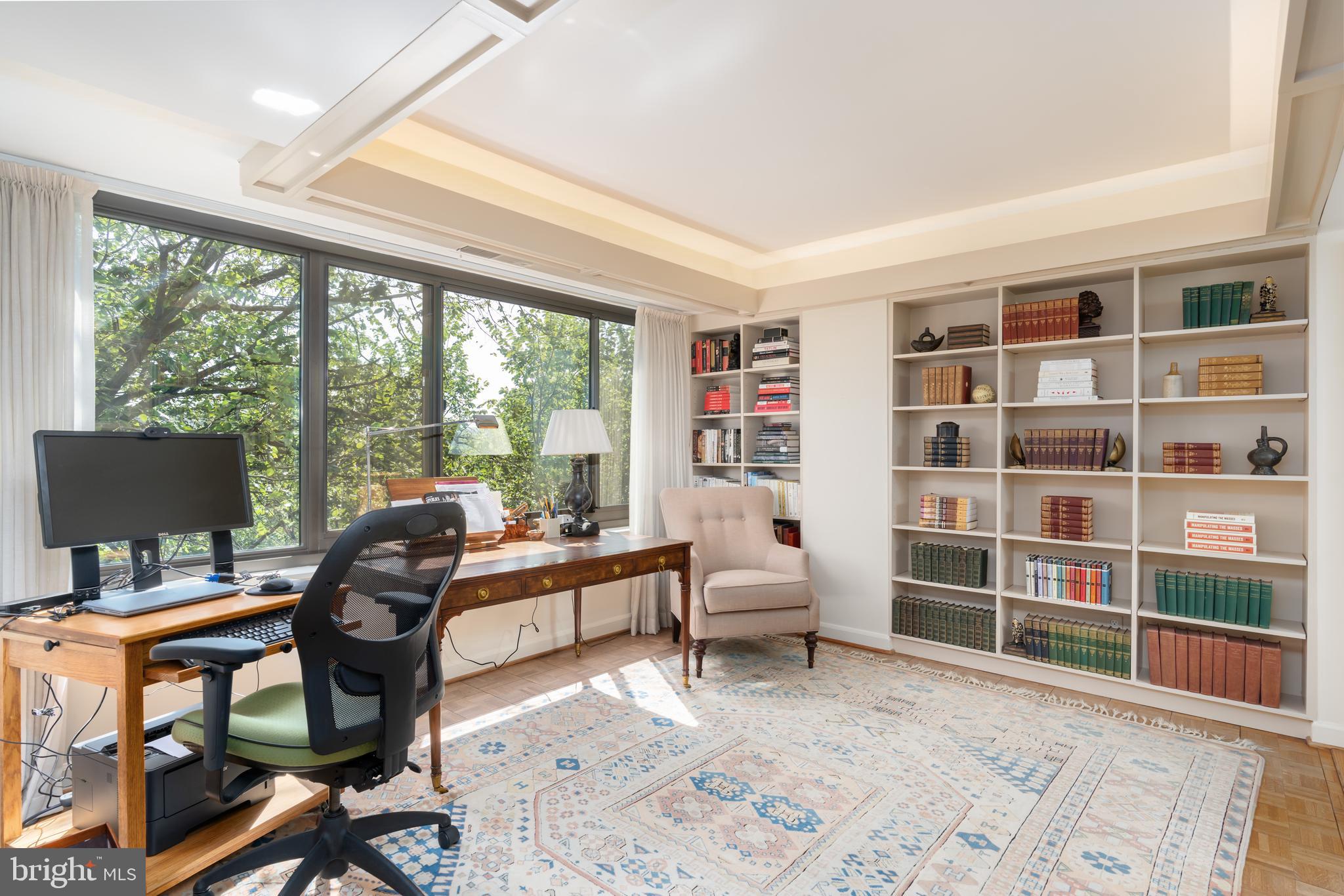 1077 30th Street Northwest, Unit 606 Washington, DC 20007 - Photo 11 of 30 Third Bedroom converted to Library