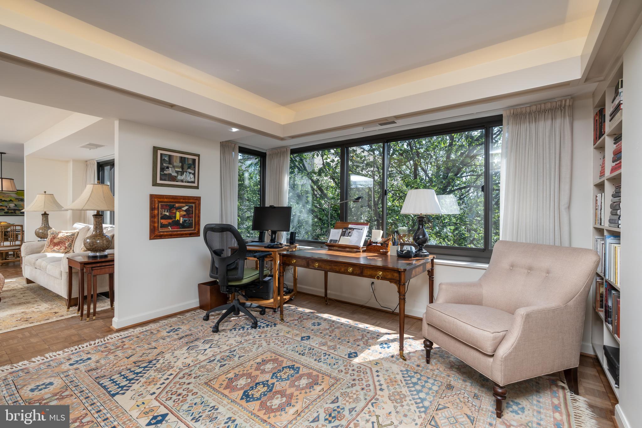 1077 30th Street Northwest, Unit 606 Washington, DC 20007 - Photo 12 of 30 Third Bedroom converted to Library