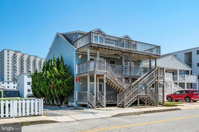 a view of a house with many windows