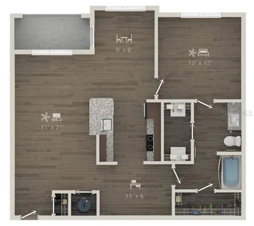 $2,157 | 1420 Lakefront Drive, Unit 6313, Sarasota, FL 34240