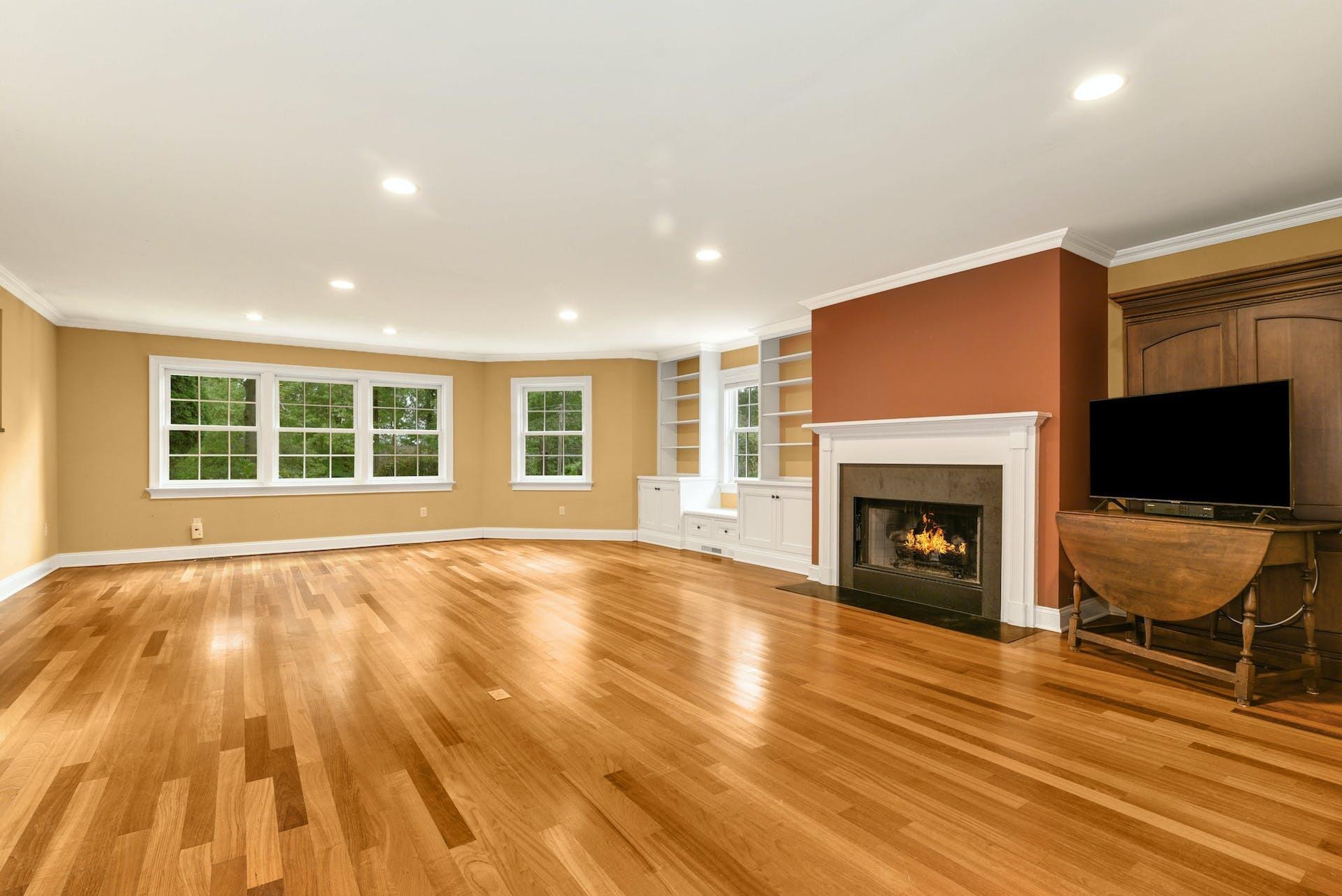 15 Briar Brae Road Darien, CT 06820 - Photo 16 of 32 a view of an empty room with a fireplace and a window