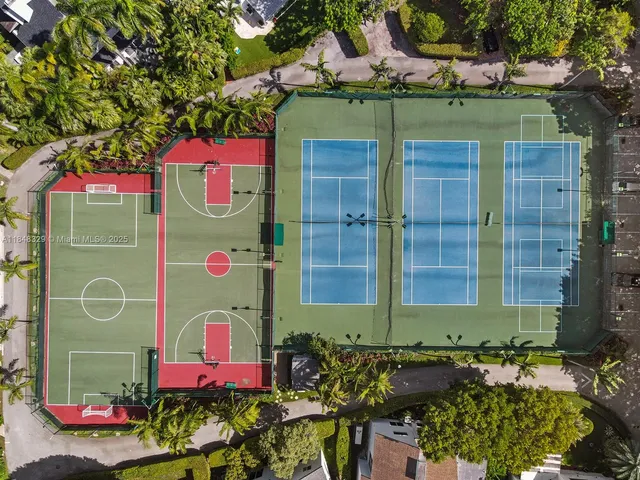 an outdoor space view with swimming pool