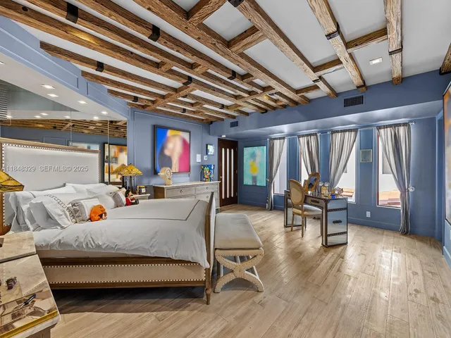 a outdoor space with furniture