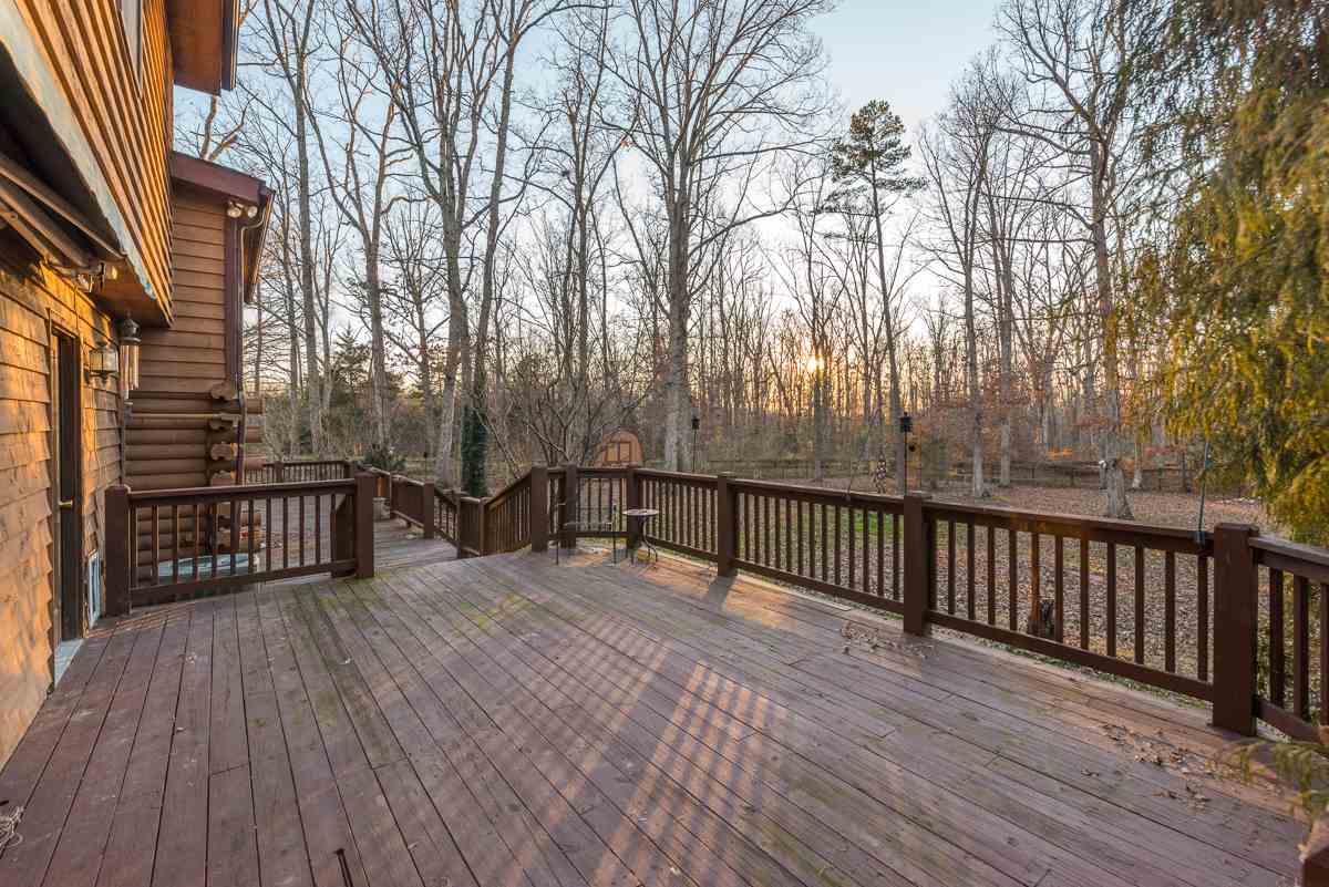 403 Purple Cow Road Waynesboro, VA 22980 - Photo 6 of 50 a view of deck with wooden floor and fence