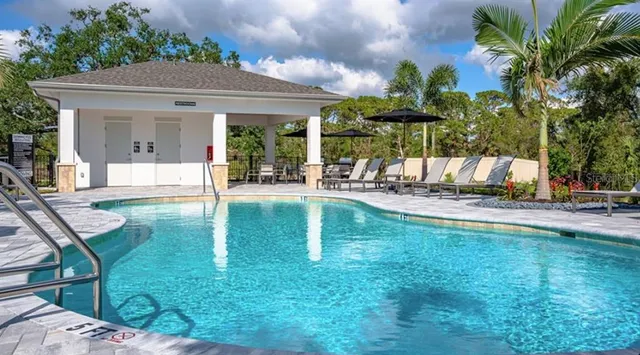 a view of a swimming pool