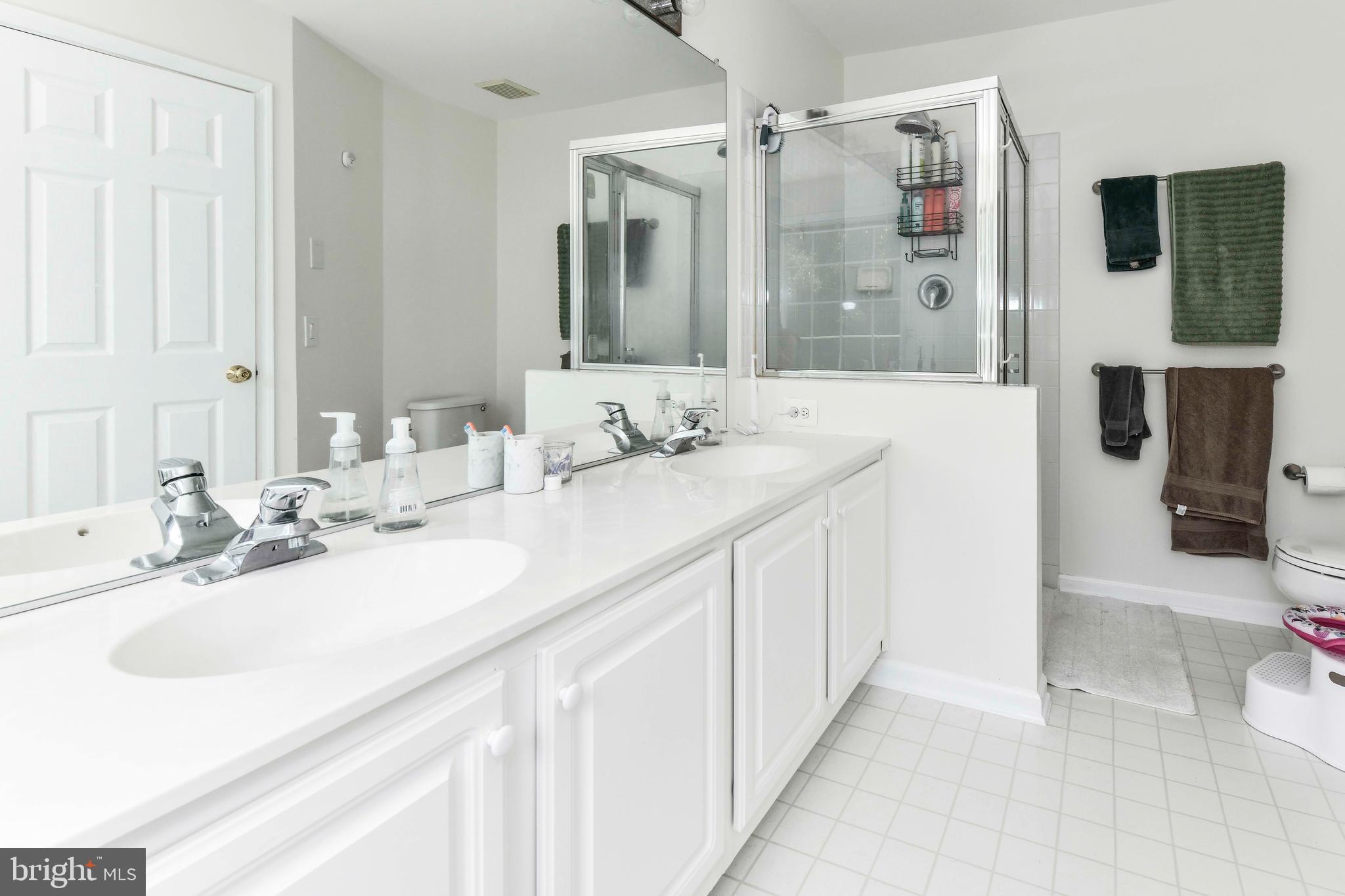 45692 Waterloo Station Square Sterling, VA 20166 - Photo 26 of 31 a bathroom with a double vanity sink mirror and double