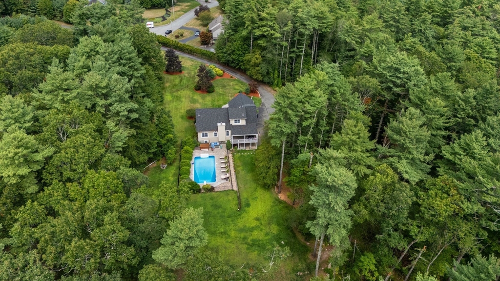 34 Wood Duck Road Acushnet, MA 02743 - Photo 22 of 23 a aerial view of a house with a yard