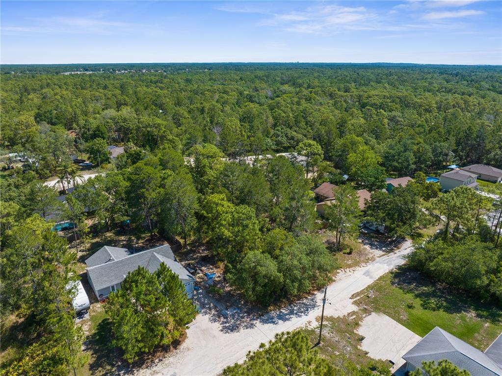 0 Carrie Way Weeki Wachee, FL 34613 - Photo 9 of 9 an aerial view of a houses with a yard