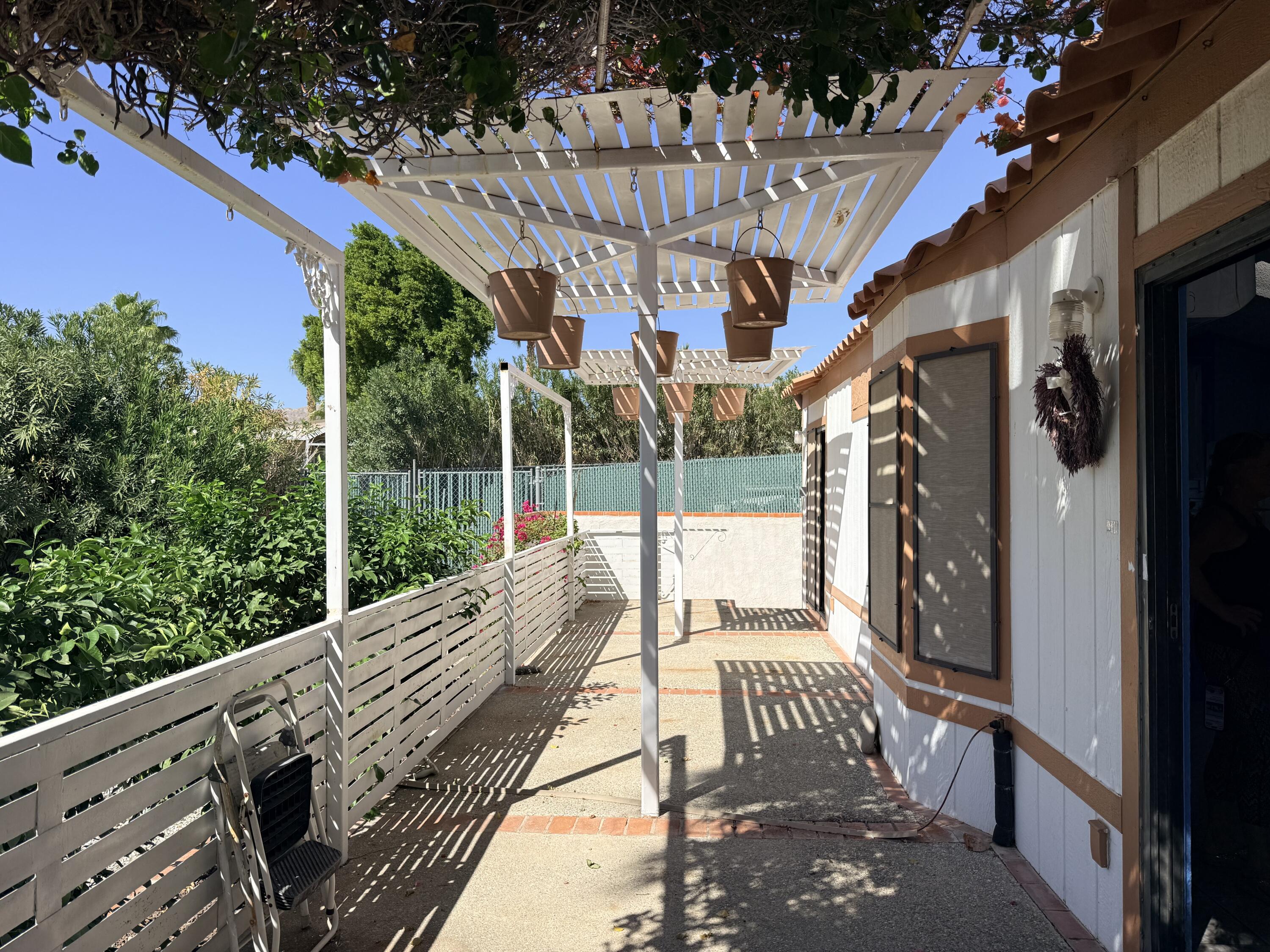 70200 Dillon Road, Unit 132 Desert Hot Springs, CA 92241 - Photo 8 of 26 Covered Porch