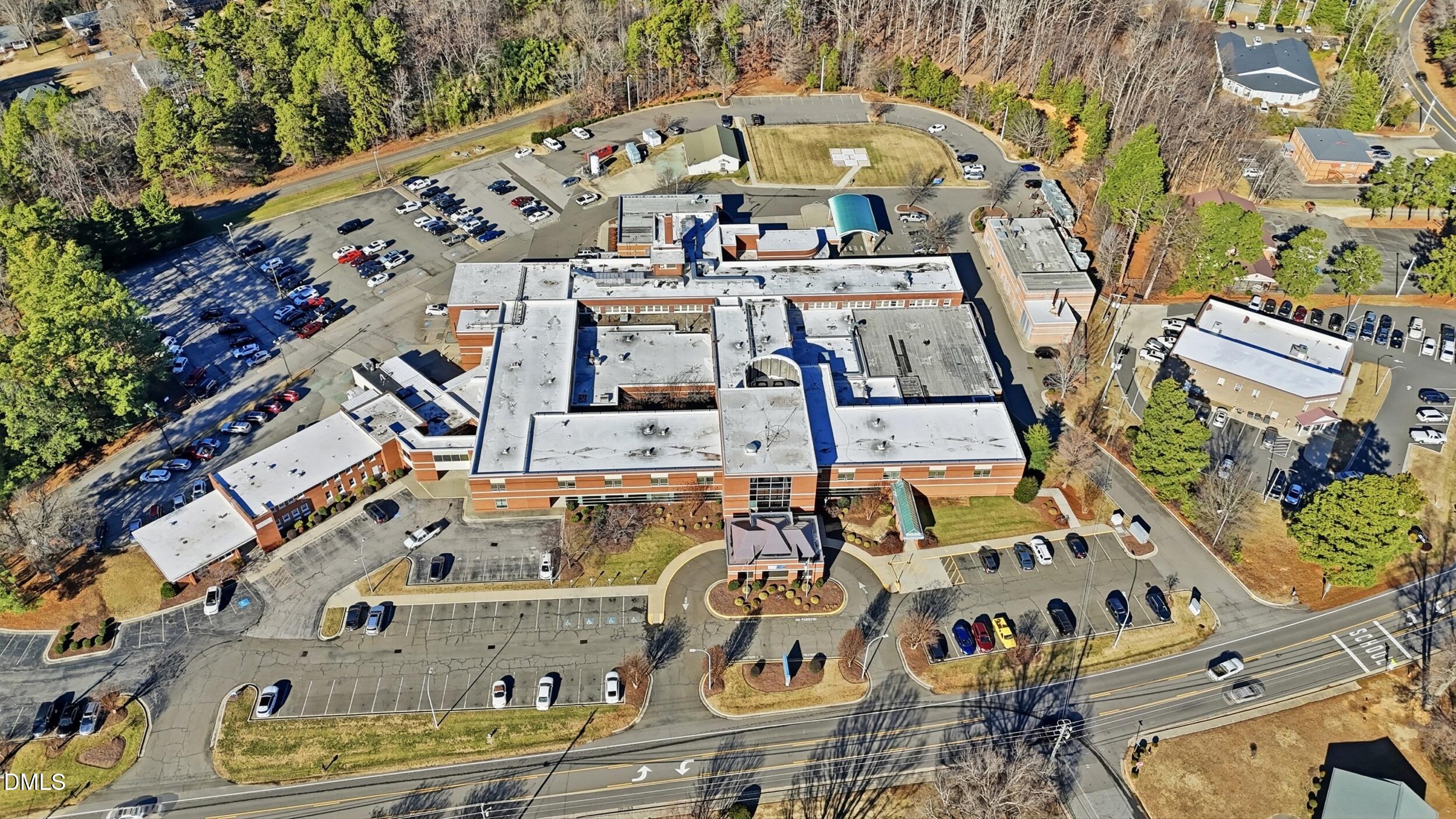 608 Hillhaven Terrace Roxboro, NC 27573 - Photo 27 of 31 aerial view of a large building