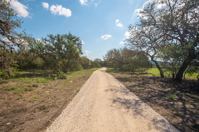 a view of yard with green space