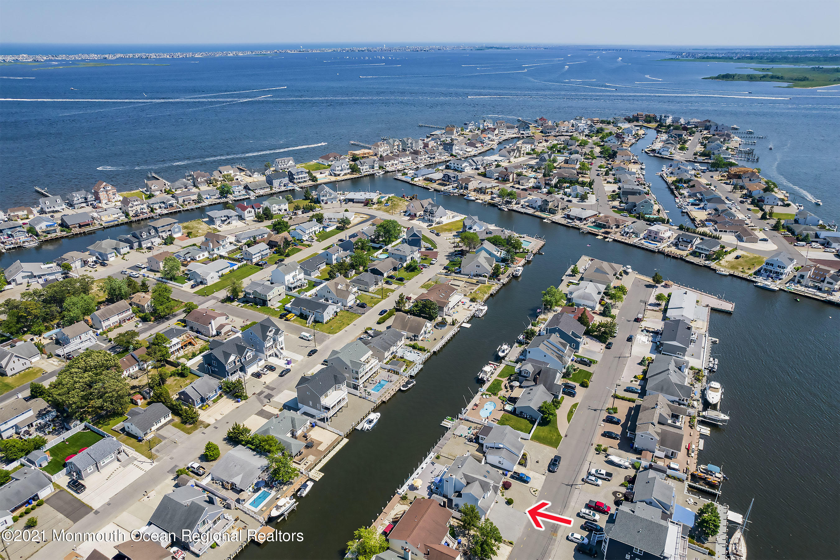 19 Channel Road Toms River, NJ 08753 - Photo 46 of 62 Left Aerial 1 arrow