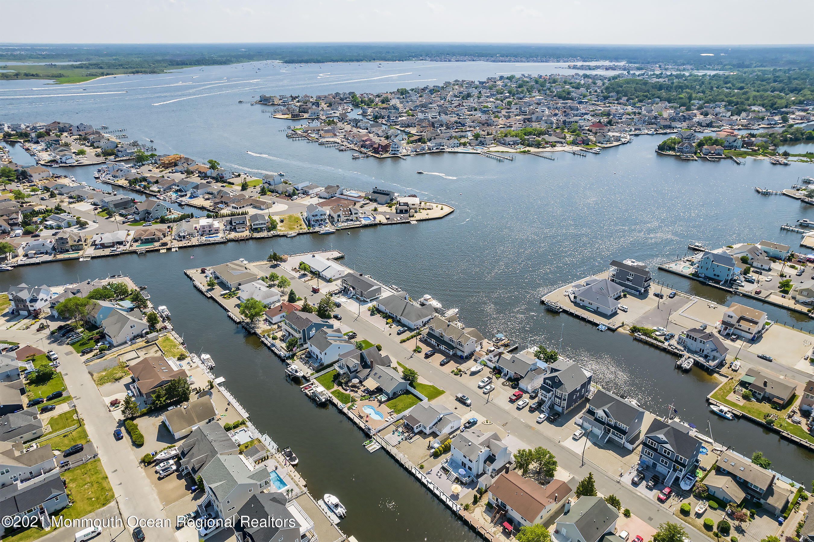 19 Channel Road Toms River, NJ 08753 - Photo 50 of 62 Rear Right Aerial 1
