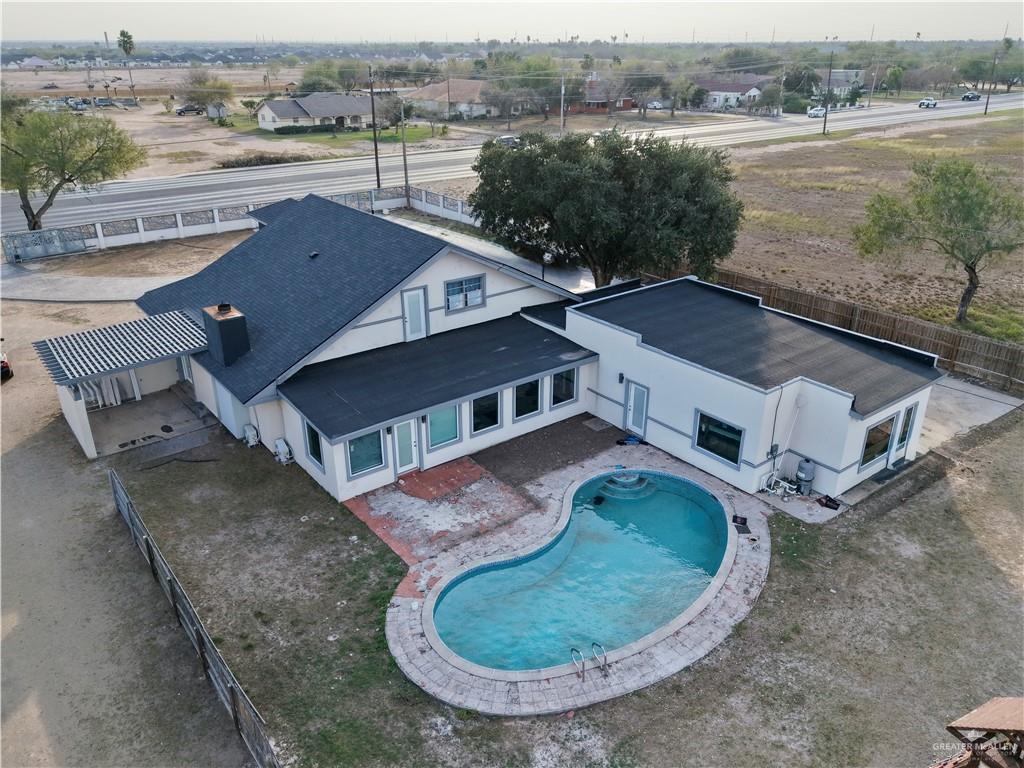 940 West Mile 3 Road Mission, TX 78573 - Photo 9 of 25 an aerial view of a house with outdoor space