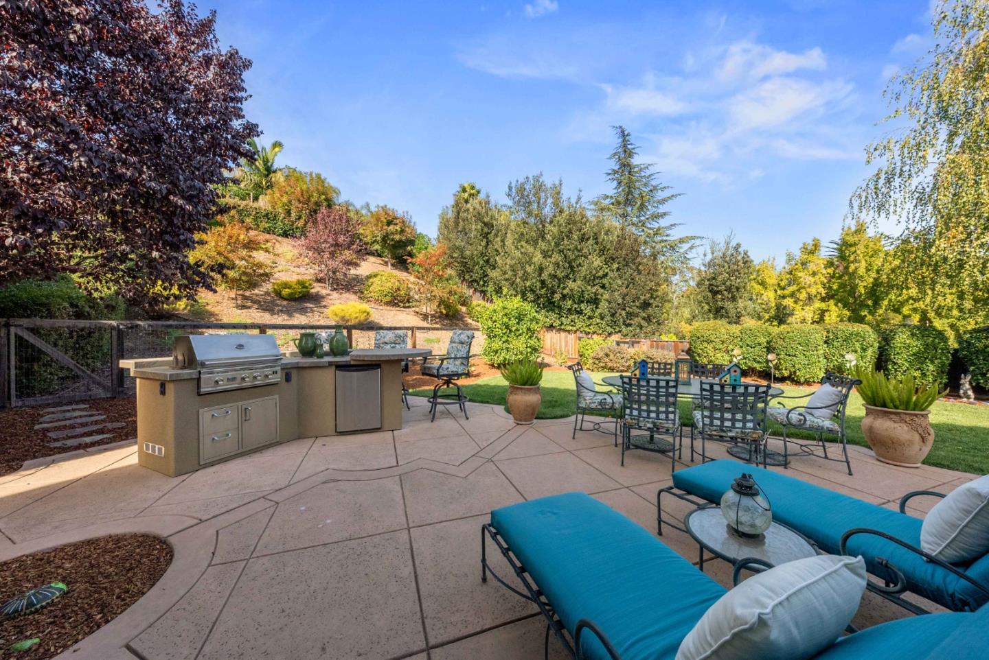 1477 Corte De Maria San Jose, CA 95120 - Photo 22 of 29 a view of a terrace with furniture and outdoor space