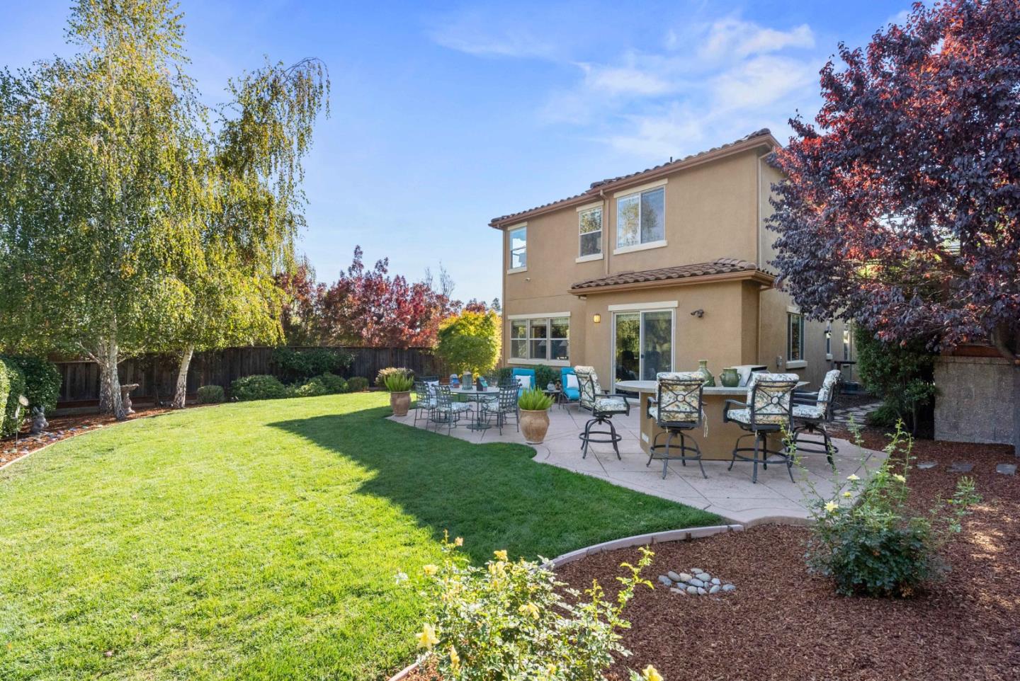 1477 Corte De Maria San Jose, CA 95120 - Photo 26 of 29 a view of a house with backyard sitting area and garden