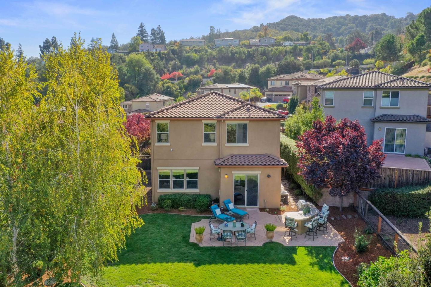 1477 Corte De Maria San Jose, CA 95120 - Photo 27 of 29 a front view of a house with a yard table and chairs