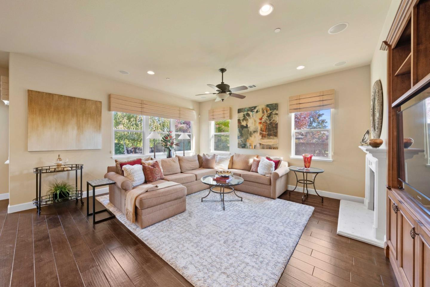 1477 Corte De Maria San Jose, CA 95120 - Photo 5 of 29 a living room with furniture wooden floor and a large window