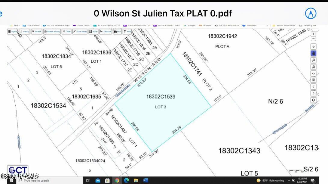 0 Wilson St Julian Road Broussard, LA 70518 - Photo 5 of 6 Wilson St Julian Tax PLAT
