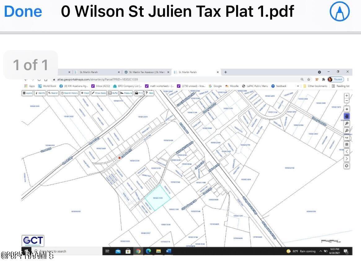 0 Wilson St Julian Road Broussard, LA 70518 - Photo 6 of 6 Wilson St Julian Tax PLAT1