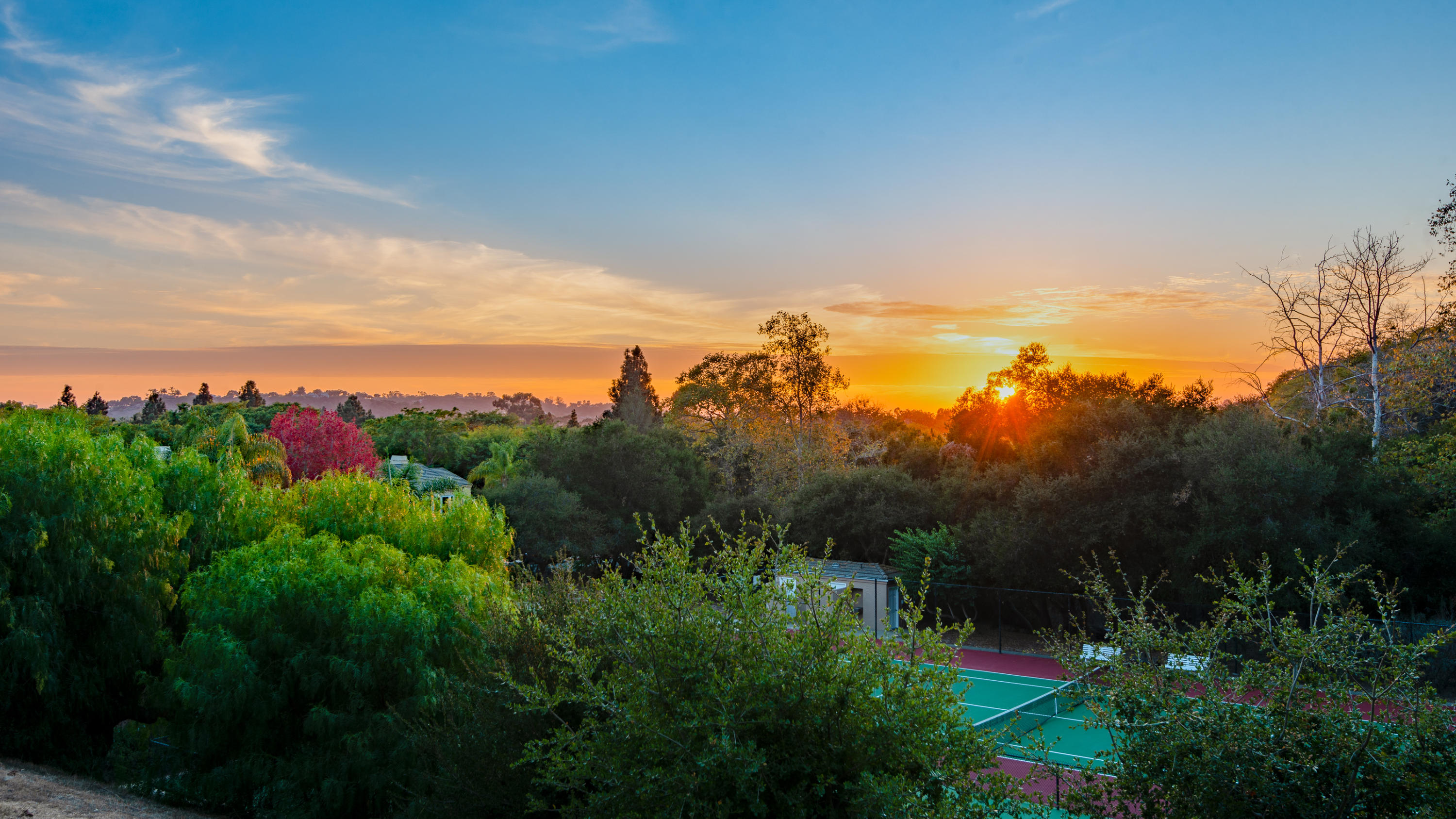 3998 Primavera Road Santa Barbara, CA 93110 - Photo 41 of 41 Back Yard Views-Twilight